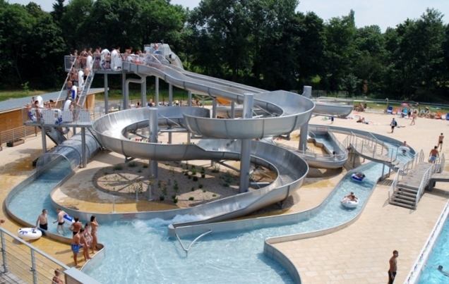 Projekt aquaparku Flošna v Hradci Králové