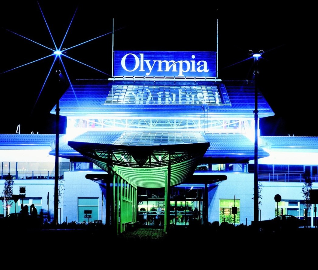 The OLYMPIA I Retail and Leisure Centre in Brno-Modřice