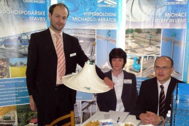 Na vodohospodářských soutěžích se prezentovala nabídka firmy Invent, kterou CENTROPROJEKT zastupuje