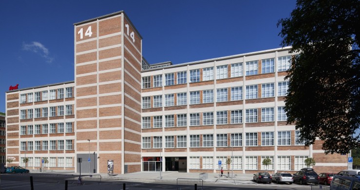 Projekt rekonstrukce továrních budov firmy Baťa na 14|15 Baťův institut ve Zlíně projektovala i společnost CENTROPROJEKT GROUP
