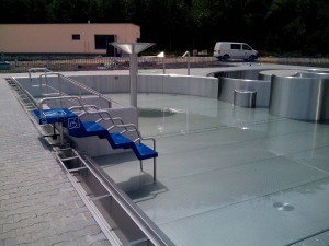 Rekontrukci koupaliště včetně instalace nových atrakcí navrhla divize aquaparků společnosti Centroprojekt