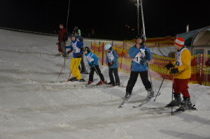 Zimní akce pro zaměstnance Centroprojektu, tentokrát lyžování na zlínském svahu