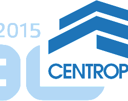Varianta loga k výročí 90 let historie Centroprojektu