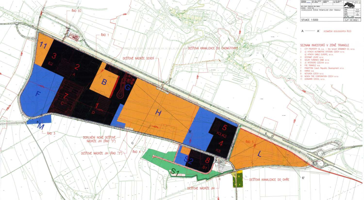 Hydrological Design Scheme for the Triangle Industrial Park