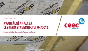 Kvartální analýza českého stavebnictví Q4/2015 s účastí Centroprojektu