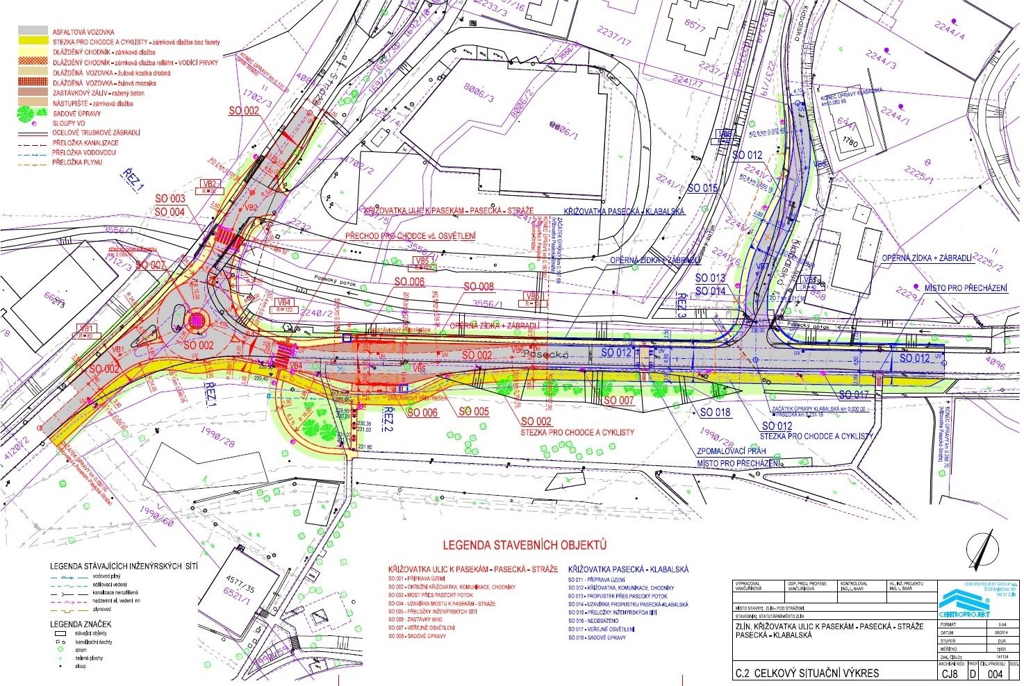 Design Services for the Renovation of the Zlín – Pasecká – Klabalská – Stráže Road Junction